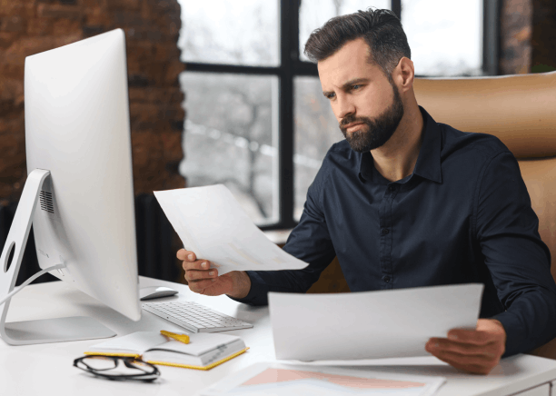 Customer using immigration docs through certified translation in Pennsylvania for USCIS visa and green card applications.