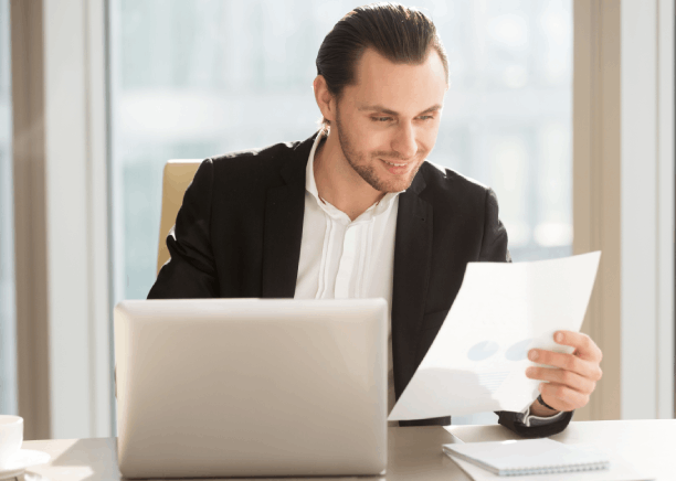 Translator handling immigration paperwork using birth certificate translation services in Pennsylvania for USCIS forms.