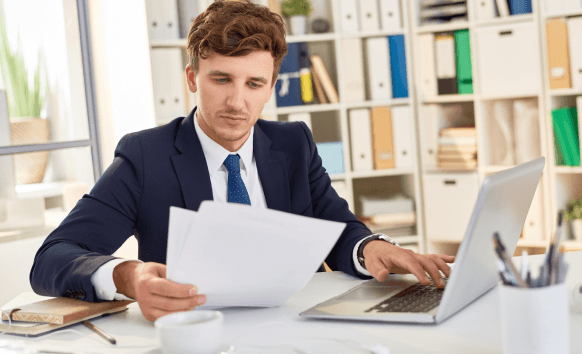 A translator working on USCIS translation for immigration documents in Pennsylvania, ensuring accuracy and fast delivery.