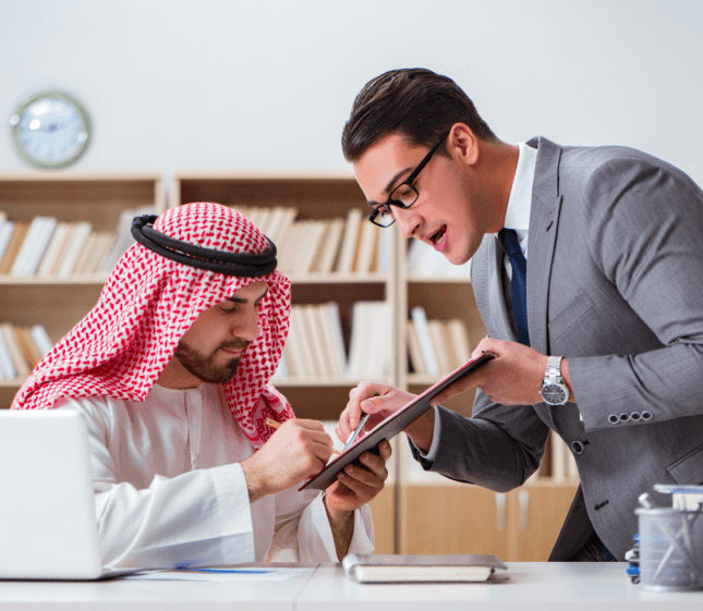 A client submits files online to receive a certified free quote from Arabic Translation Services in Pennsylvania.